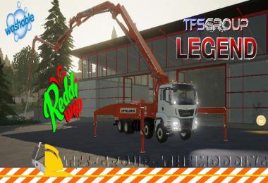 MAN CONCRETE PUMP TRUCK v1.5