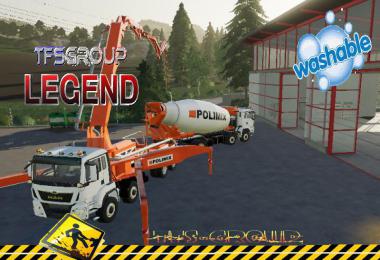 MAN CONCRETE PUMP TRUCK v1.5