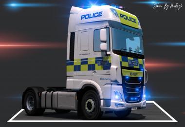 Police Daf XF E6 Skin v1.0