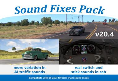 Sound Fixes Pack v20.4 ETS2 only 1.36