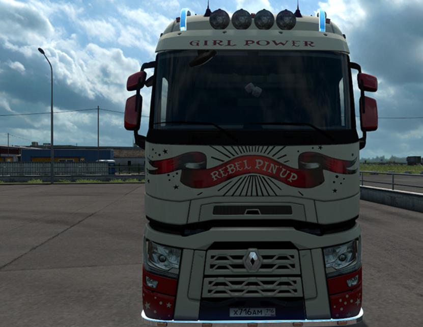 Renault T Range Girl Power Skin V1 0 Modhub Us