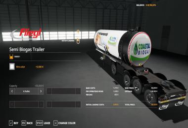 Fliegl Semi Roadtrain Biogas Trailer v1.5