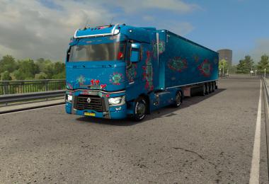 Hamza-Skinner Corona Combo For Renault T Scs Trailer v1.0