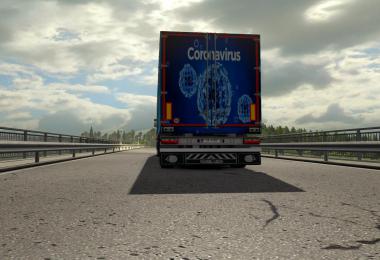 Hamza-Skinner Corona Combo For Renault T Scs Trailer v1.0