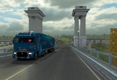 Hamza-Skinner Corona Combo For Renault T Scs Trailer v1.0