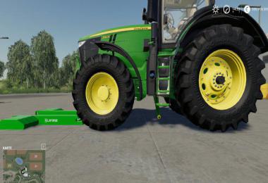 John Deere Series 7R with EZBallast Underground Weight v1.0