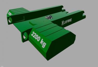 John Deere Series 7R with EZBallast Underground Weight v1.0