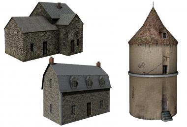 Maison et pigeonnier (3d mapping) v1.0