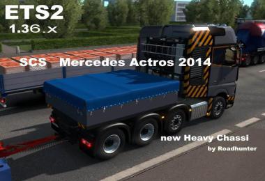 Mercedes-Benz Actros 2014 Heavy Chassi 8x4 1.36