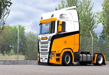 Paintable VDB Logistics Style Skin for Scania S NG v1.0