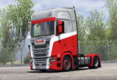 Paintable VDB Logistics Style Skin for Scania S NG v1.0