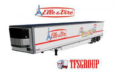 Refrigerated industrial trailer ELLE ET VIRE v1.5