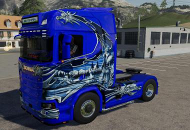 Scania NG schtroumpf v1.0