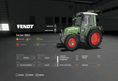 Fendt Farmer 300Ci+ v1.0.0.0