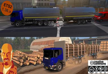 BDF TRAILERS FOR SCANIA MEGAMOD ETS2 1.36.x