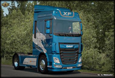 DAF XF Euro6 SABERTOOTH Multicolor SkinPack v1.0