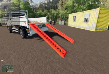 Dynamic Aluminium 4t Loading Ramps With Attacher v1.0