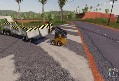 Dynamic Concrete Road Barrier With Attacher v1.0