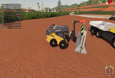 Dynamic Concrete Road Barrier With Attacher v1.0