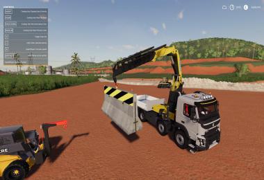 Dynamic Concrete Road Barrier With Attacher v1.0