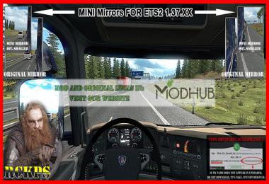 Mini Mirrors for ETS2 1.37.x