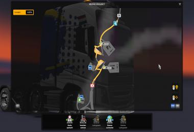 ProMods v2.45 Addon: Israel - Lebanon Open border v2.0