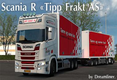 Scania R NG Tipp Frakt AS Skin v1.0