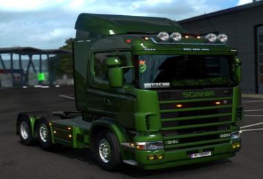 Scania RJL 4 Serie Green Danish In + Exterior 1.36.x