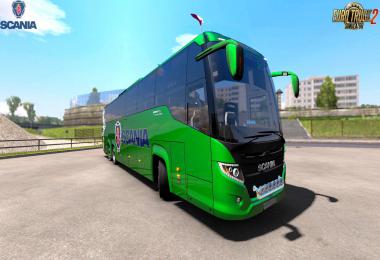 Scania Touring Bus + Interior v1.5 1.36.x