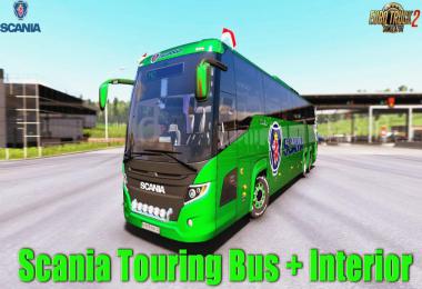 Scania Touring Bus + Interior v1.5 1.36.x