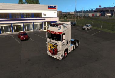 Skin daf xf euro 6 ABARTH 1.36.x