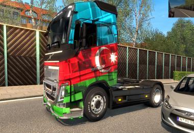 Skin for Volvo FH16 Azerbaijan v1.0