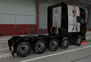 Skin Scania R By Rjl Longline Majin Boo 1.37