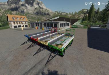 Trailer 3 axle with platform v1.1.0.2