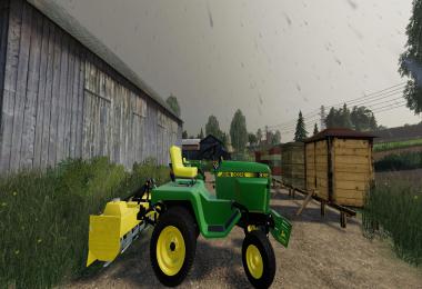 John Deere 332 Lawn Tractor with Lawn Mower and Garden v2.0 - Modhub.us