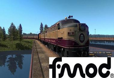 American Improved Trains in ETS2 v3.4 for 1.37