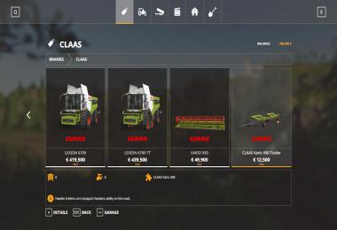 CLAAS LEXION 6700 PACK v1.1.0.0