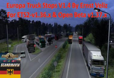 Europa Truck Stop v1.40 (1.36 / 1.37)