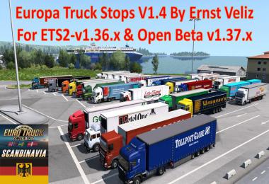 Europa Truck Stop V1.40  By Ernst Veliz