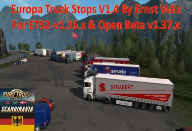 Europa Truck Stop V1.40  By Ernst Veliz