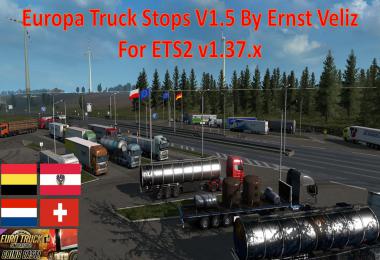 Europea Truck Stop UPDATED V1.50 By Ernst Veliz