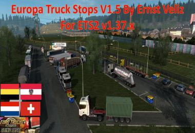 Europea Truck Stop UPDATED V1.50 By Ernst Veliz