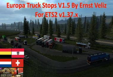 Europea Truck Stop UPDATED V1.50 By Ernst Veliz