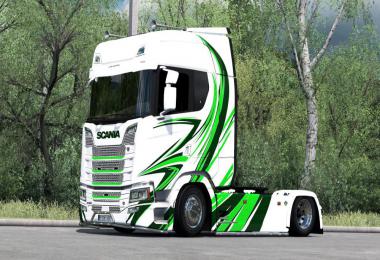 Gunter Kolbitsch-style skin for Scania S v1.1