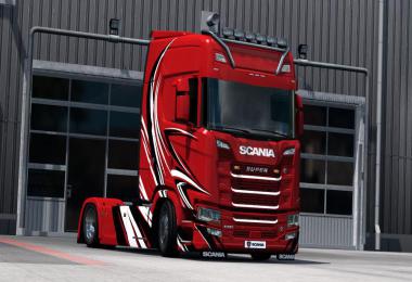 Gunter Kolbitsch-style skin for Scania S v1.1