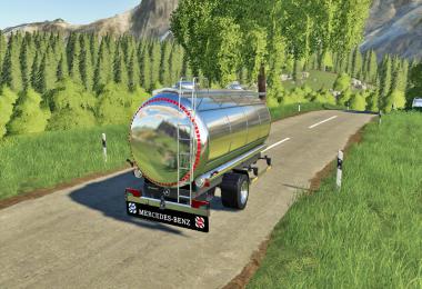 Mercedes Tanker Trailer FS19 v1.0