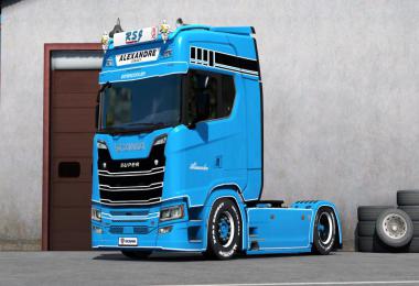 Paintable RSJ skin for Scania S v1.0