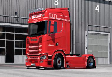 Paintable RSJ skin for Scania S v1.0