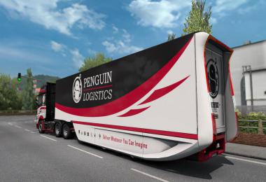 Penguin Logistics skin for MB AeroDynamic Trailer v1.0