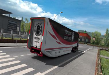 Penguin Logistics skin for MB AeroDynamic Trailer v1.0